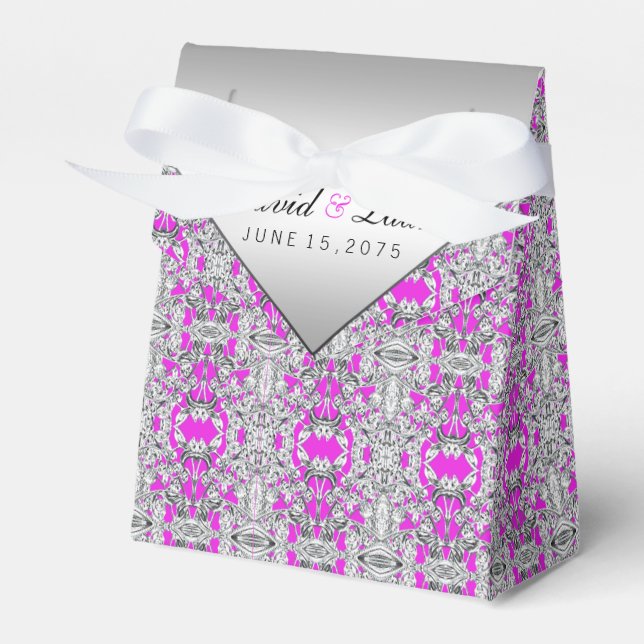 Caixa de Favor Fuchsia Silver (Frente)