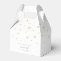 Caixa de Favor Gable Elegant Little Stars para Chá