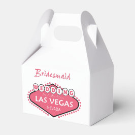 CAIXA DE FAVOR GÁVEL BRIDESMAID LAS VEGAS