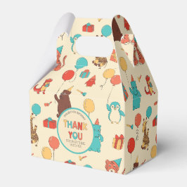 Caixa de Favor Obrigado Animais de Festa 