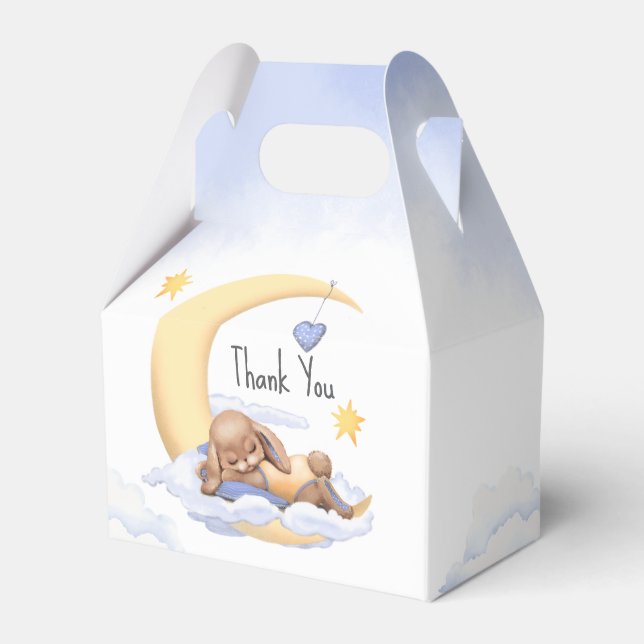 Caixa de Favor - “Obrigado” para Baby Shower. (Frente)