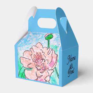 Caixa de Favor Paeônia Rosa