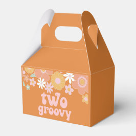 Caixa de Favor para 2º aniversário Retro Floral du
