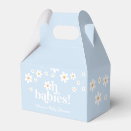 Caixa de Favor para Chá de Bebê Retro Daisy Oh Beb