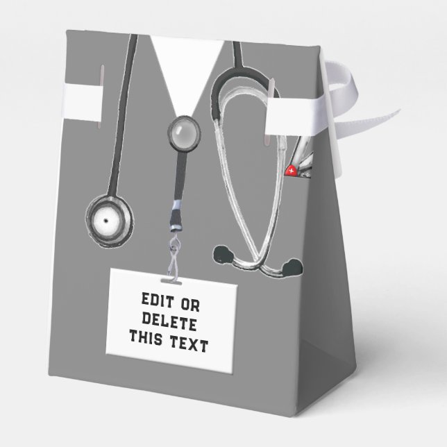 Caixa de Favor para Festa de Médico (Verso)