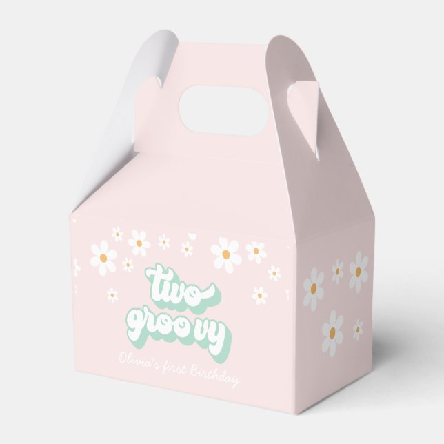 Caixa de Favor para segundo aniversário Two Groovy (Frente)