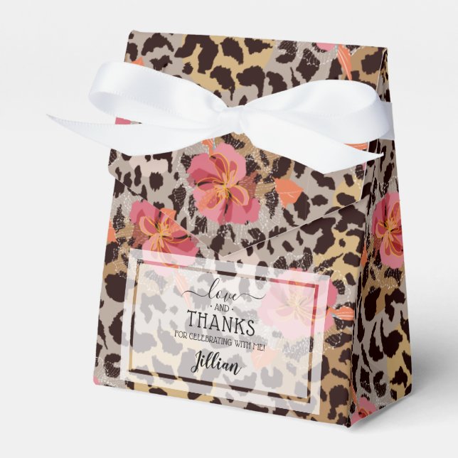 Caixa de Favor Pastel Abóboras Menino Azul para Ch (Frente)