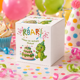 Caixa de Favor Personalizada de Dinossauro para 5º