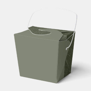 Caixa de Favor Personalizada Meio-a-Meio Verde Mus