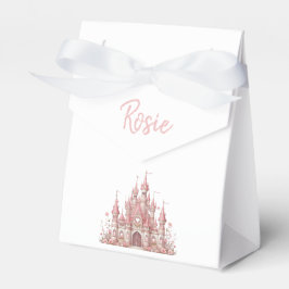 Caixa de Favor Personalizada Rosa-Rosa do Castelo 