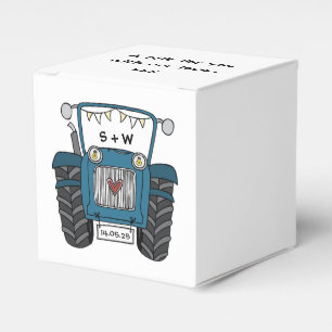 Caixa de Favor Personalizada Tema Casamento Trator