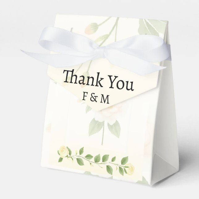 Caixa de Favor Personalizado Elegante (Frente)