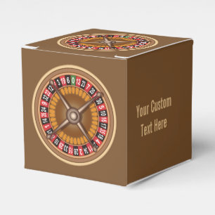 Caixa de favor personalizado Roulett Wheel
