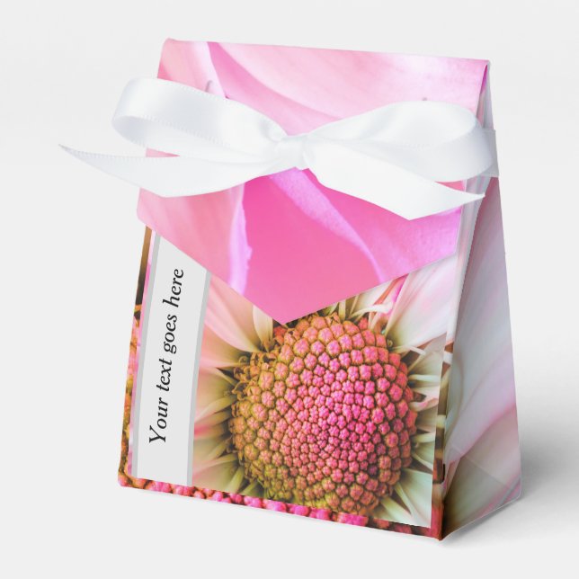 Caixa de Favor Personalizável Pink Daisy (Frente)
