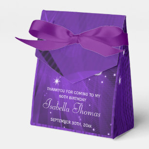 Caixa de Favor Purple Disco Ball e Sparkle Heels