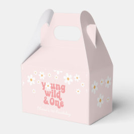 Caixa de Favor Retro Jovem Selvagem Rosa Daisy