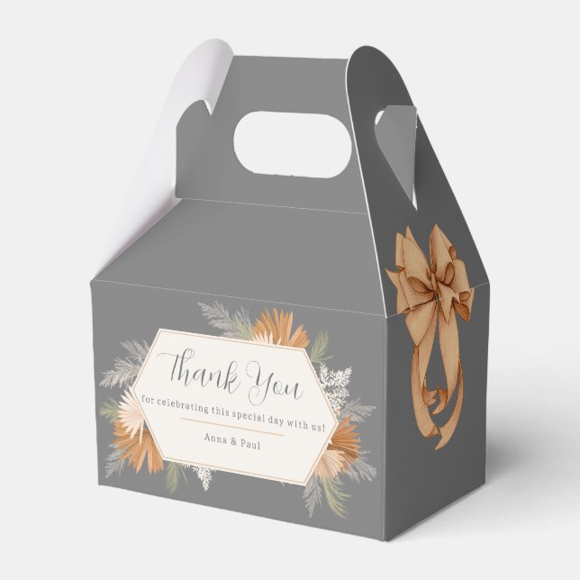 Caixa de Favor Rustic para sua Ocasião Especial (Frente)