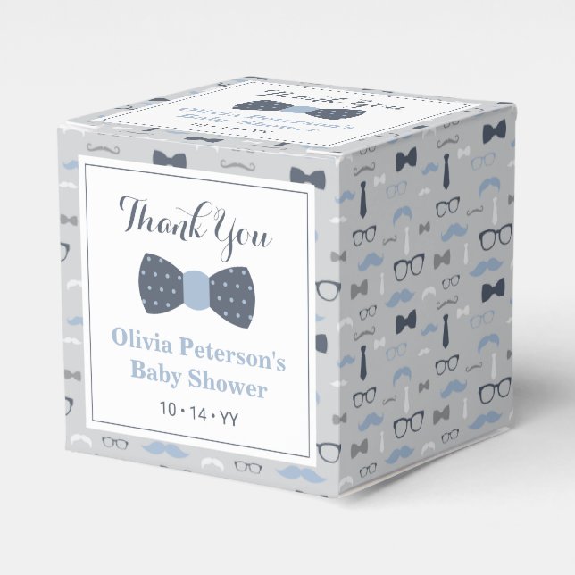 Caixa de Favorecimento do Chá de fraldas de Gravaç (Frente)