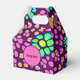 Caixa de favorecimento do padrão de verão roxo Vib