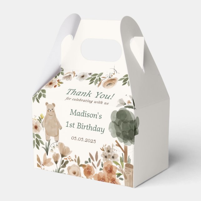 Caixa de Favorecimento do primeiro aniversario de  (Frente)