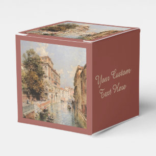 Caixa de favorecimento personalizado de Veneza da