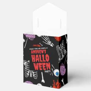 Caixa de favorecimento Personalizável do Halloween