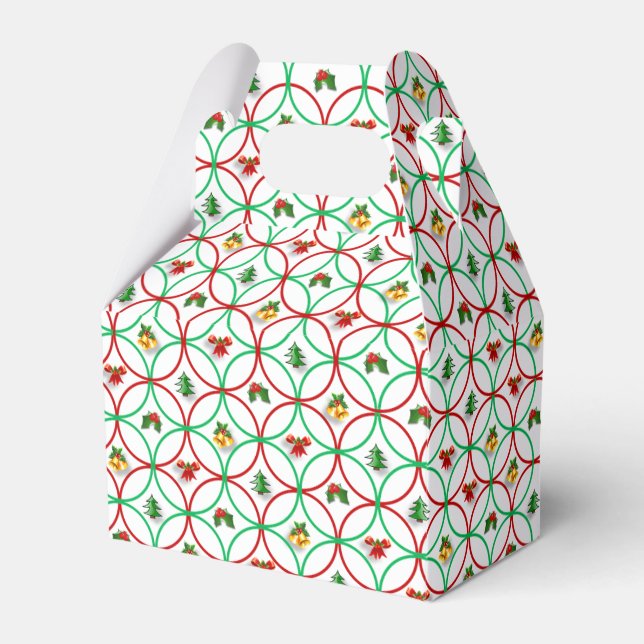 Caixa de Favorito de Natal Gable Rings (Frente)