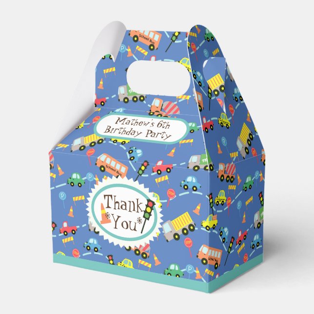 Caixa de Favoritos Azul de Transporte (Frente)