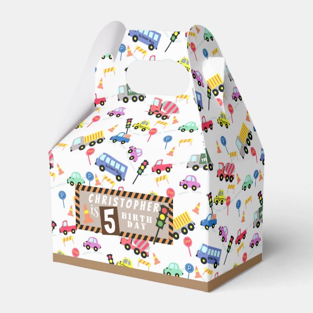 Caixa de Favoritos Brancos de Transporte (Frente)