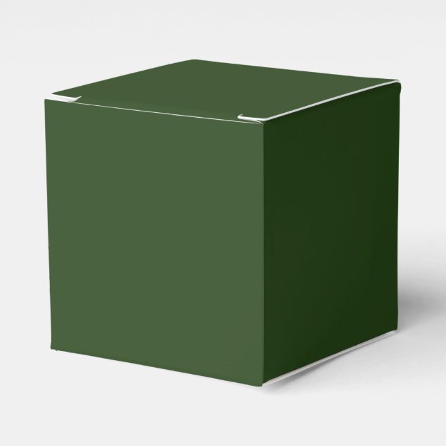 Caixa de Favoritos Clássico Verde da Floresta Escu (Frente)