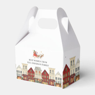 Caixa de Favoritos com biscoito de Natal