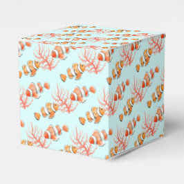 caixa de favoritos com cor de água de peixes tropi