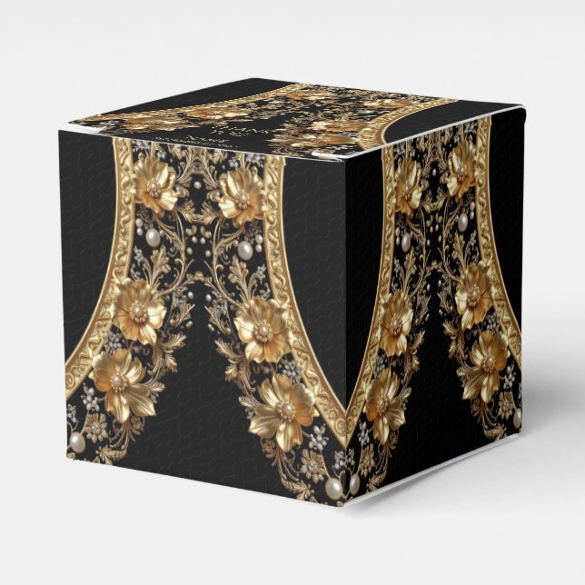 Caixa de Favoritos com Moldura Dourada Ornamentada (Frente)