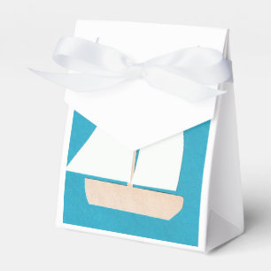 Caixa de Favoritos com veleiro branco