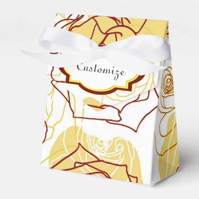 Caixa de Favoritos da Amizade e Joy Yellow Roses (Frente)