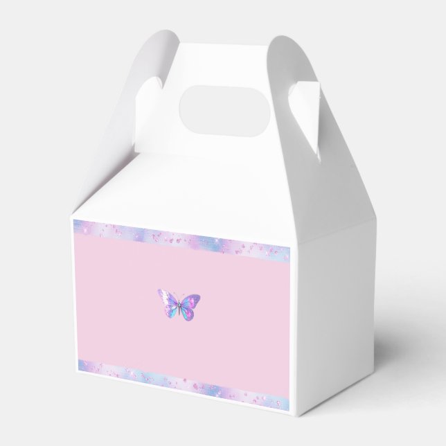 Caixa de Favoritos da Borboleta Holográfica bonito (Frente)