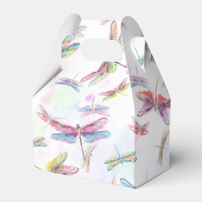 Caixa de Favoritos da Dragonfly de Aquarela (Frente)
