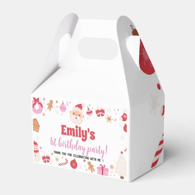 Caixa de Favoritos da Festa de aniversário de Papa (Frente)