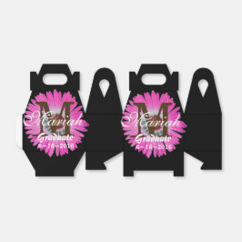 Caixa de Favoritos da Flor Gerbera Daisy, Rosa-Que