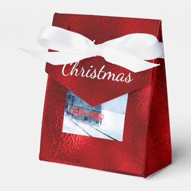 Caixa de Favoritos da Folha Vermelha do Xmas para  (Frente)