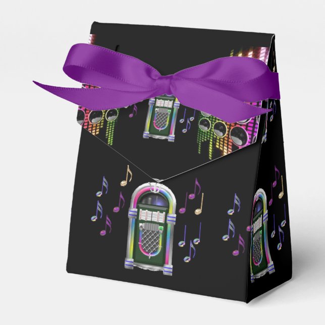 Caixa de Favoritos da Juke Box da Retro Music Note (Frente)