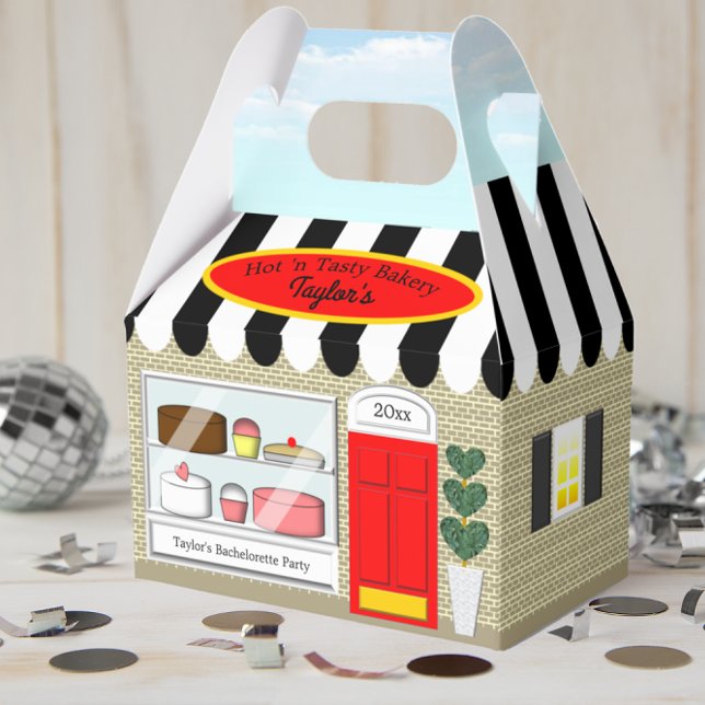 Caixa de Favoritos da padaria de festa de solteira (Criador carregado)