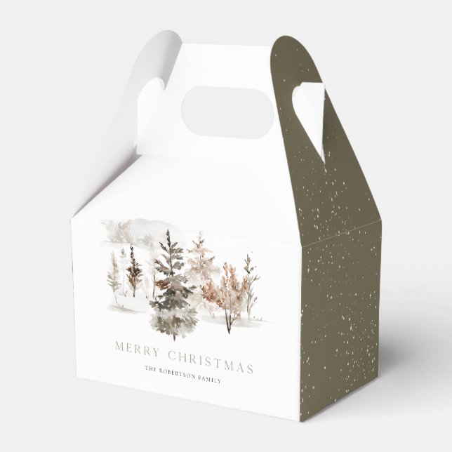 Caixa de Favoritos da Paisagem de inverno da Aquar (Frente)