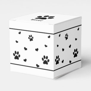 Caixa de Favoritos da Pata de Cão - Caixa de Impr