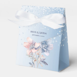 Caixa de Favoritos das Flores Cor-de-Rosa Azul
