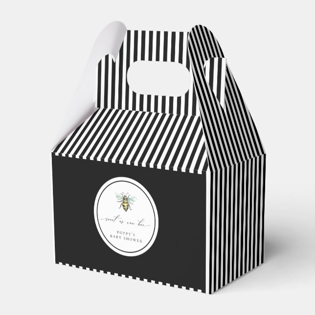 Caixa de Favoritos de Abelhas Como Chá de fraldas (Frente)