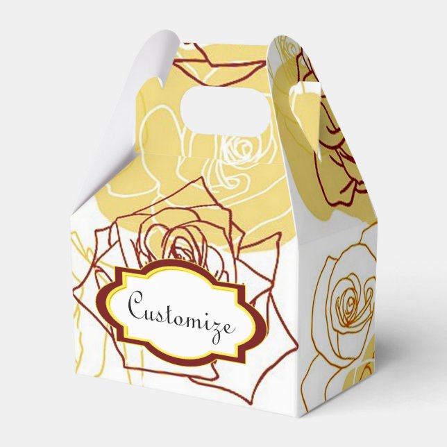 Caixa de Favoritos de Amizade e Joy Yellow Roses G (Frente)