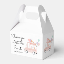 Caixa de Favoritos de Aniversário da sorvete Truck