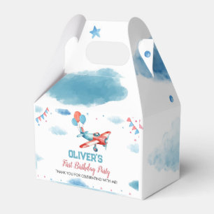 Caixa de Favoritos de Aniversário do Avião Vintage