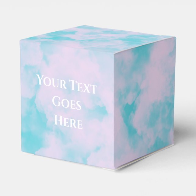 Caixa de Favoritos de Bolo de Casamento Bonito (Verso)